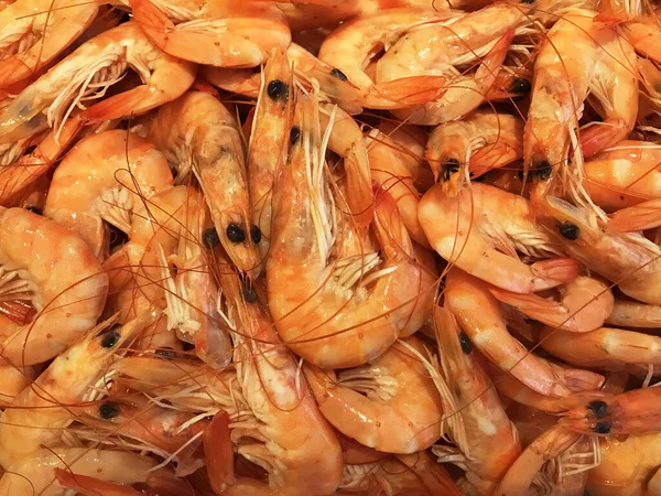 Fresh Appetizer Raw Shrimps Full Frame Use Background — Stock Photo, Image