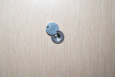 Objektif peephole yeni hafif ahşap kapı
