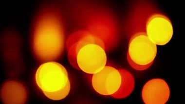 Bulanık Bokeh Tatil Geçmişi. Yanıp sönen Garland. Renkli Büyük Bokeh arka planı. Noel ve Yeni Yıl Dekorasyonu.