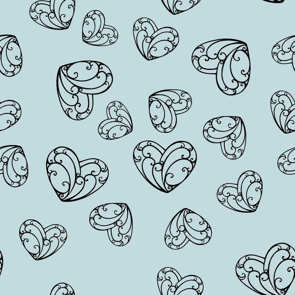 graphic set of prints with hearts