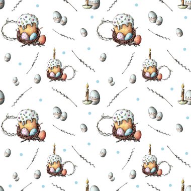 Posterleri ve desenleri olan çok renkli grafikler.