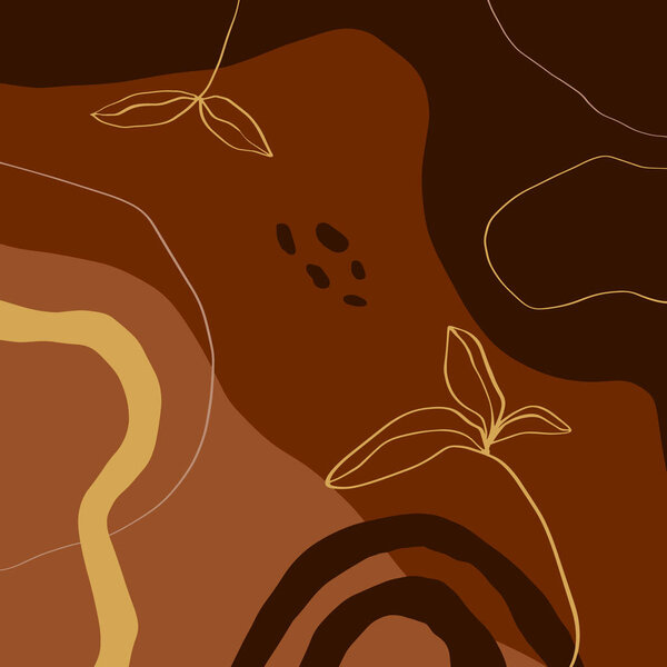 Цветочная печать Терракотовая цветочная печать Современная мода на живопись Скандинавский стиль Цвет Абстракция Плакат Современная печать Жжёный оранжевый вектор Иллюстрация Клипарт
