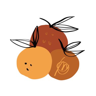 Modern Orange Fruit Terrae Modern Geometrik Doku Posteri Terracotta Çiçek Resimli Resim Rengi Soyutlaması Çağdaş Yanık Portakal Vektörü Çizimi 2020