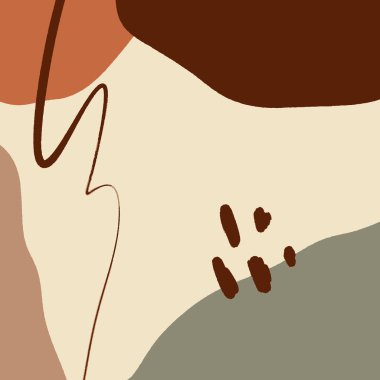 Terracotta Pas Sanat Yazısı Soyut Modern Dijital Boyama Moda İskandinav Tarzı Renk Soyutlaması Posteri Yanmış Portakal Vektörü ResimleriName