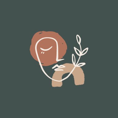 Çizim Çizimi Çizim Çizimi Minimalist Kadın Sanatı Basit Moda Resimleri Posteri Picasso Biçimli Vektör