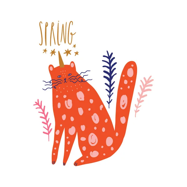 Catcorn图库矢量图片 免版税catcorn插图 Depositphotos