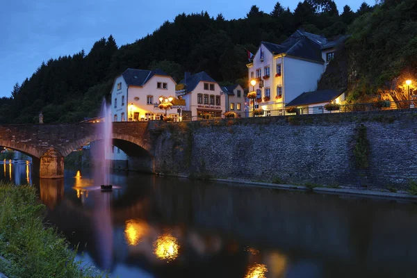 Vianden Een Gemeente Met Status Van Stad Ösling Noord Oosten — Stockfoto