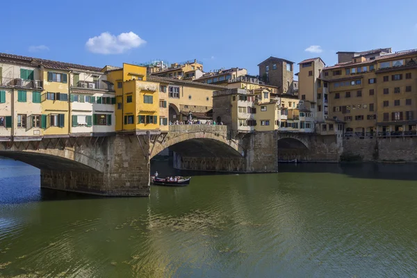 Der ponte vecchio in florenz - italien Stockbild