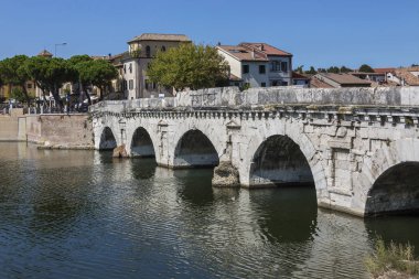 Bridge of Tiberius - Rimini - Italy clipart