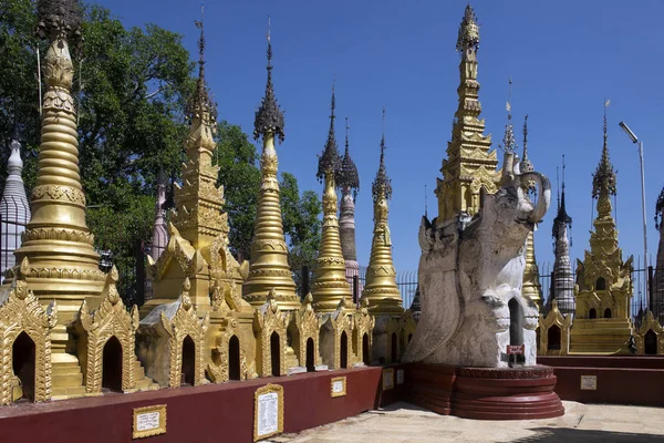 Elefant Stupa - Kakku - Myanmar — Stockfoto