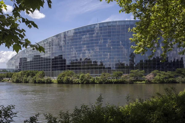 Avrupa Parlamentosu - Strasbourg - Fransa — Stok fotoğraf