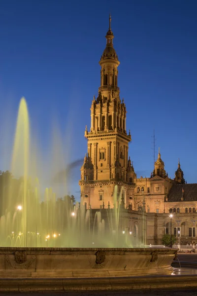 Plaza de Espana - Seville - Spain — стоковое фото