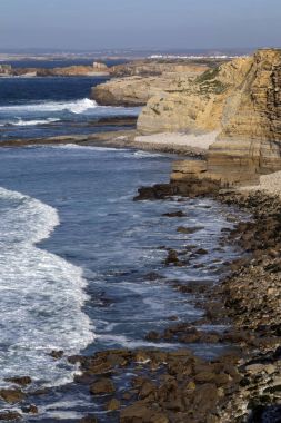 Portekiz kıyısında Peniche