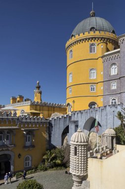 Pena National Palace, Portekiz'de Lizbon yakınındaki Sintra