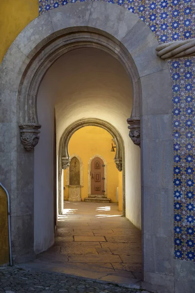 Palácio Nacional da Pena em Sintra - Lisboa em Portugal — Fotografia de Stock