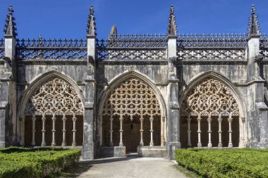 Cloisters - Monastery of Batalha - Portugal clipart