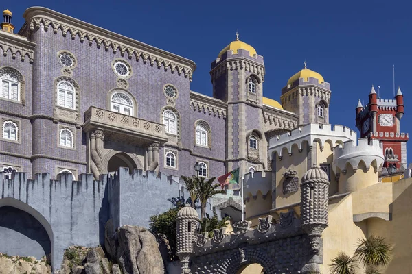 Národní palác Pena - Sintra poblíž Lisabonu v Portugalsku — Stock fotografie