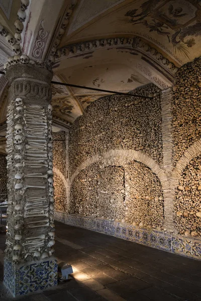 骨の礼拝堂-エヴォラ-ポルトガル — ストック写真