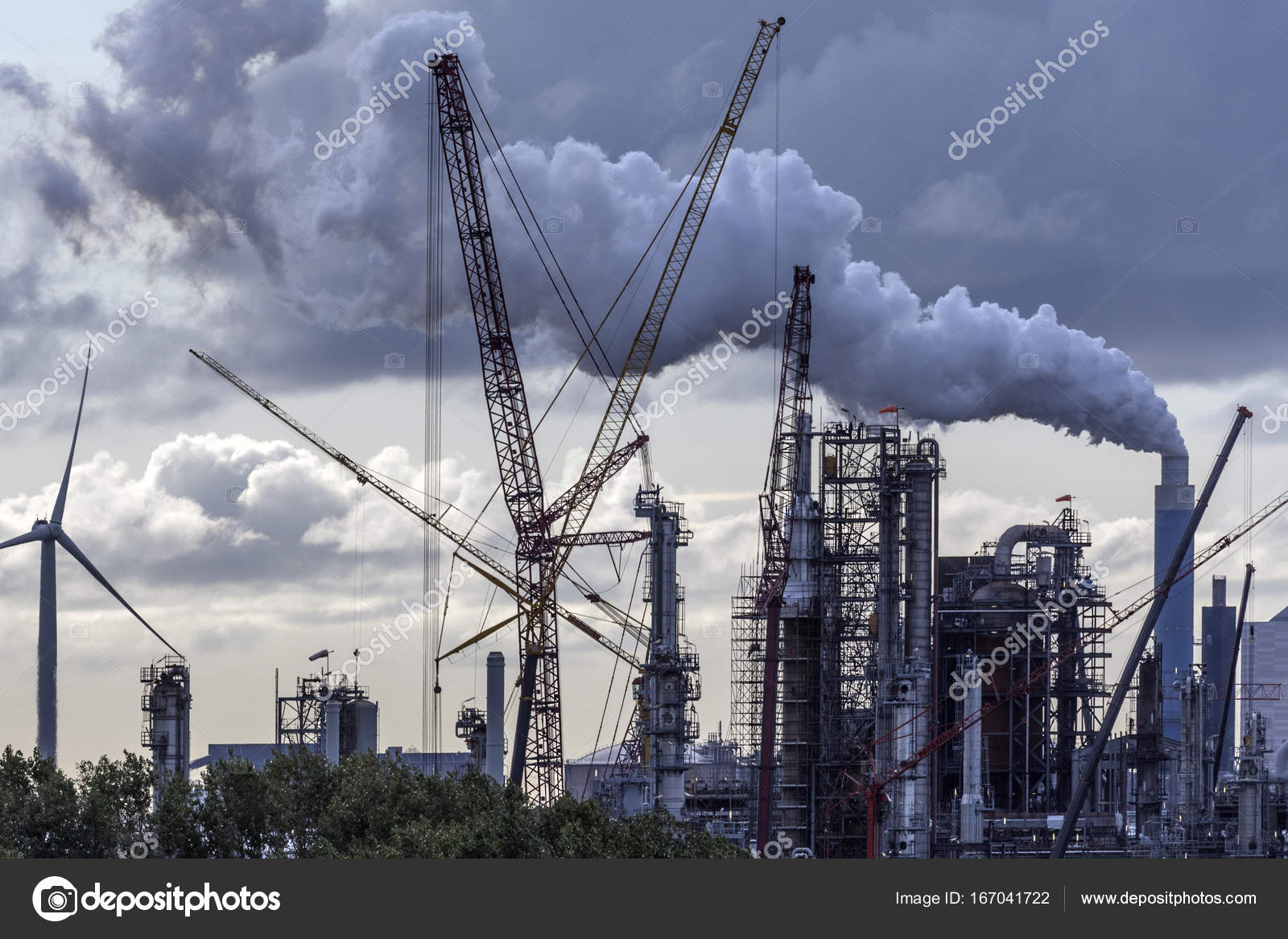 Pollution industrielle Industrie lourde image libre de Pollution industrielle Industrie lourde image libre de