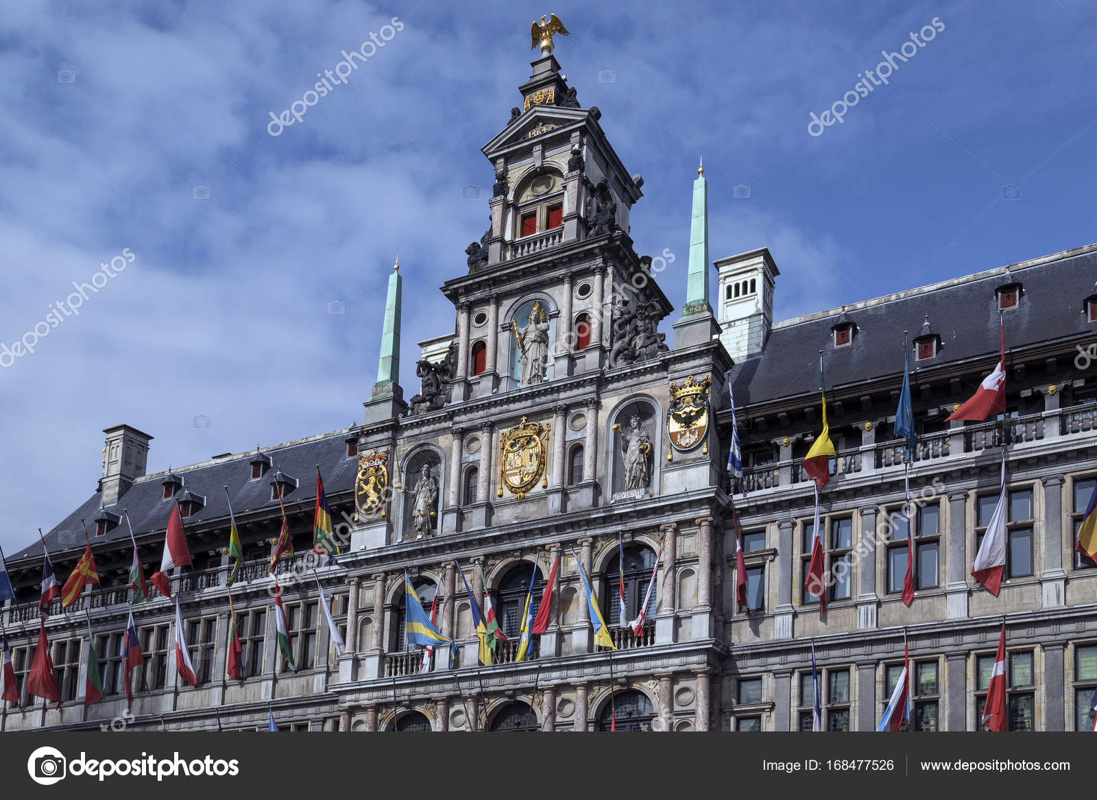 Das stadhuis - antwerp - belgium - Stockfotografie ...