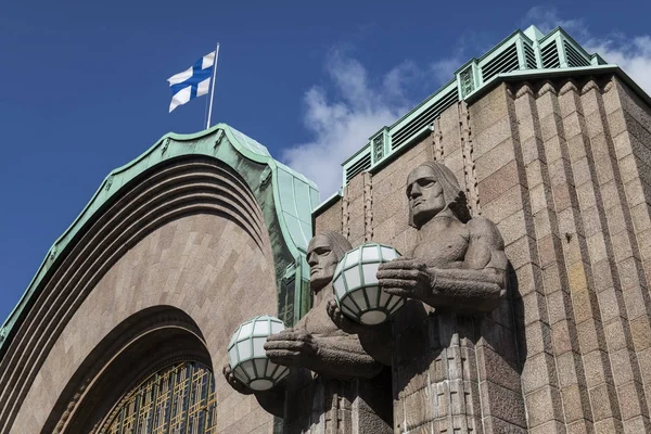 Central Railway Station - Helsinki - Finnország — Stock Fotó