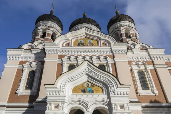 亚历山大 · 涅夫斯基大教堂-塔林-爱沙尼亚 — 图库照片