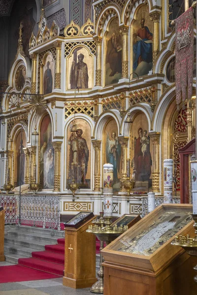 Iconostasis in Uspenski Cathedral - Helsinki - Finland — Stock Photo, Image