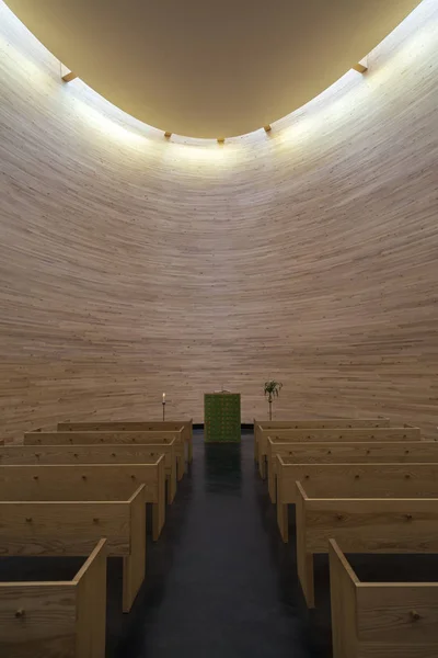 Kamppi Chapel - Хельсинки - Финляндия — стоковое фото