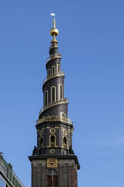 Kyrkan av vår Frälsare - Köpenhamn - Danmark — Stockfoto