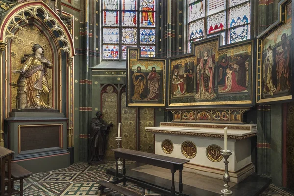 Релігійні ілюстрації - собор Богоматері - Антверпен - Бельгії — стокове фото