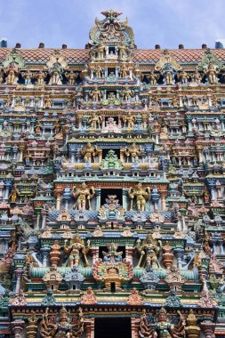Minakshi Sundareshvera Hindu Temple - Madurai - India clipart