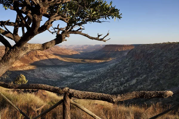 Kaňon řeky klip v Namibii — Stock fotografie