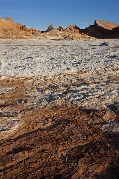 Údolí měsíc - atacama desert - Chile — Stock fotografie