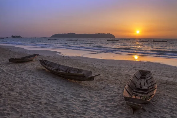 Praia de Ngapali - Estado de Rakhine - Mianmar — Fotografia de Stock