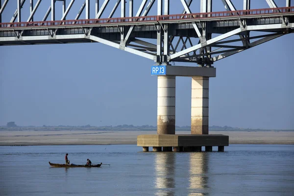 Río Irrawaddy - Myanmar — Foto de Stock