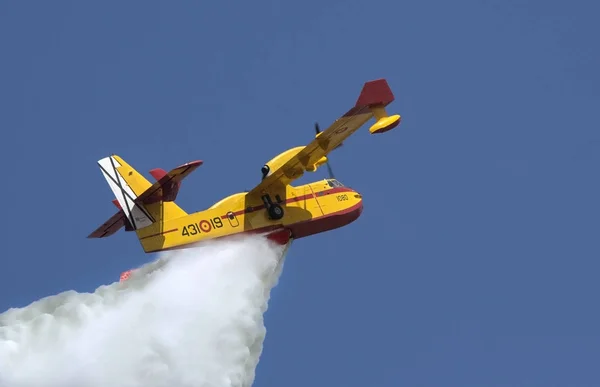 Canadair Cl-215t hasičské letadlo - Španělsko — Stock fotografie