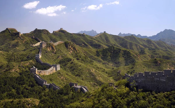 Велика Китайська стіна - Jinshanling - Китай — стокове фото