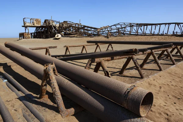 Abandoned Engineering - Skeleton Coast - Namibia