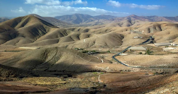 Paesaggio desertico - Fuerteventura - Isole Canarie — Foto Stock