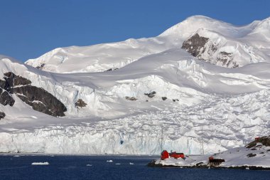 Brown Research Station - Paradise Bay - Antarctica clipart