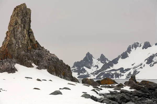 Полулунный остров - Южные Шетландские острова - Антарктида — стоковое фото