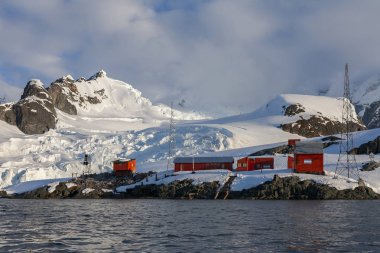 Almirante Brown Research Station - Paradise Bay - Antarctica clipart