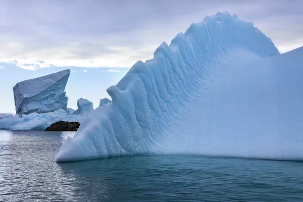 Icebergs - Melchior Islands - Antarctica — Stock Photo, Image