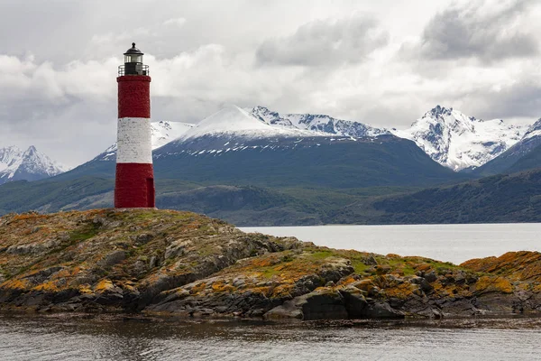 Latarnia morska Les Eclaireurs - Tierra del Fuego - Argentyna — Zdjęcie stockowe