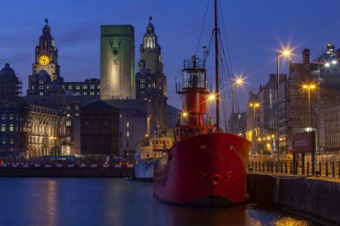 İngiltere 'nin kuzeybatısındaki Merseyside' da Liverpool şehri.