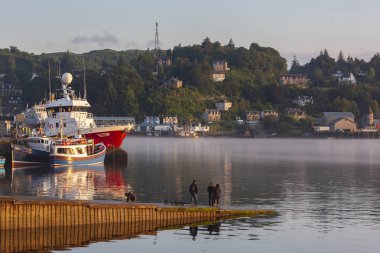 İskoçya 'nın batı kıyısında Oban