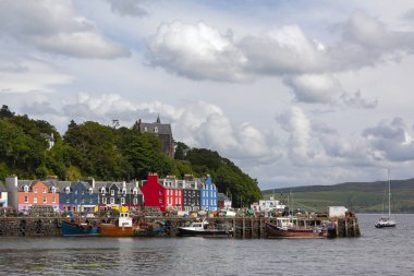 İskoçya 'nın batı kıyısındaki Mull Adası' nda Tobarmory