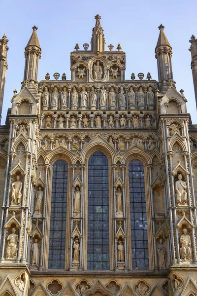 A Catedral medieval de Wells em Somerset, Inglaterra — Fotografia de Stock