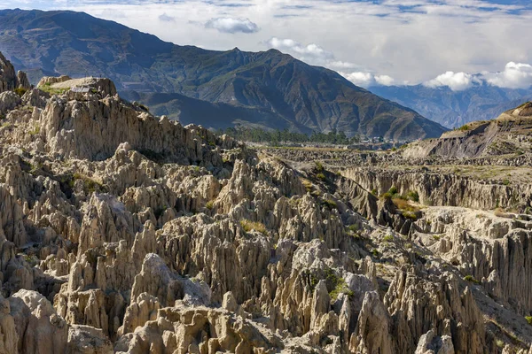 Valle de la Luna ή Moon Valley - La Paz - Βολιβία — Φωτογραφία Αρχείου