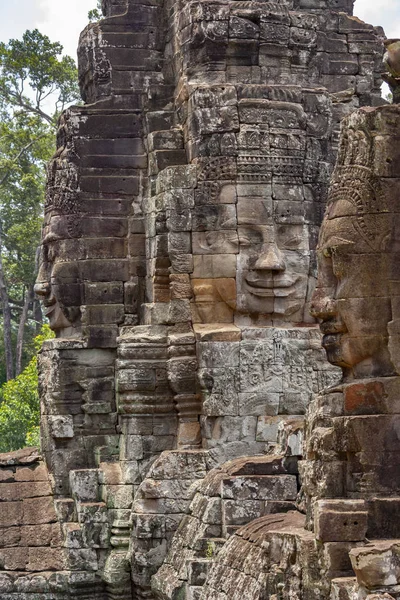 Templo de Bayon Angkor Wat Camboja — Fotografia de Stock